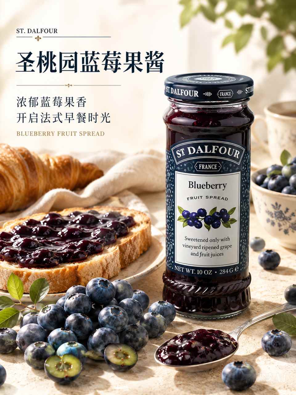 《St.Dalfour 圣桃园蓝莓酱详情页》